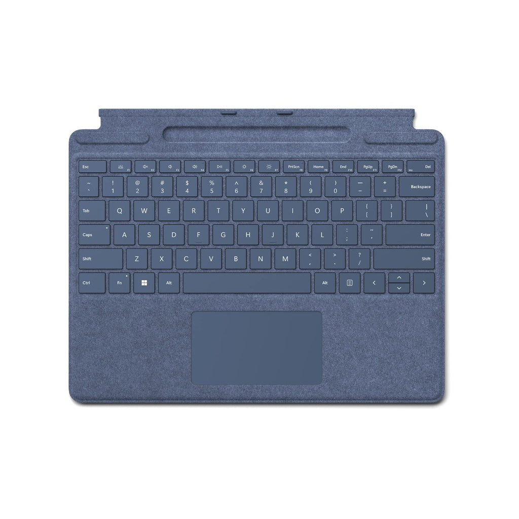 Microsoft Surface Pro 1864 8 9 X Signature Keyboard Sapphire Blue Alcantara MIB