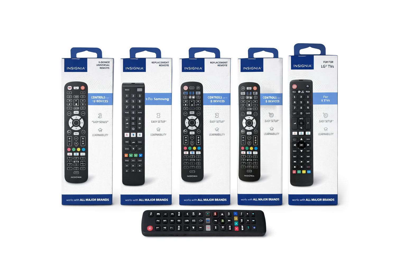 Bulk Lot Insignia TV Remotes NS-RMT3D21, NS-RMTSAM21 & More – Mixed Models/As Is
