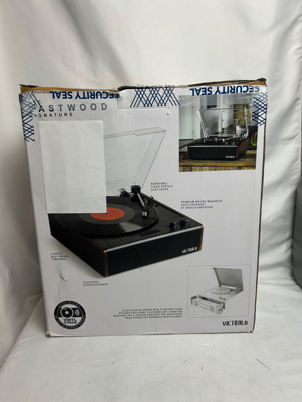 Victrola Eastwood Signature Bluetooth Streaming Record Player in Espresso VTA-73