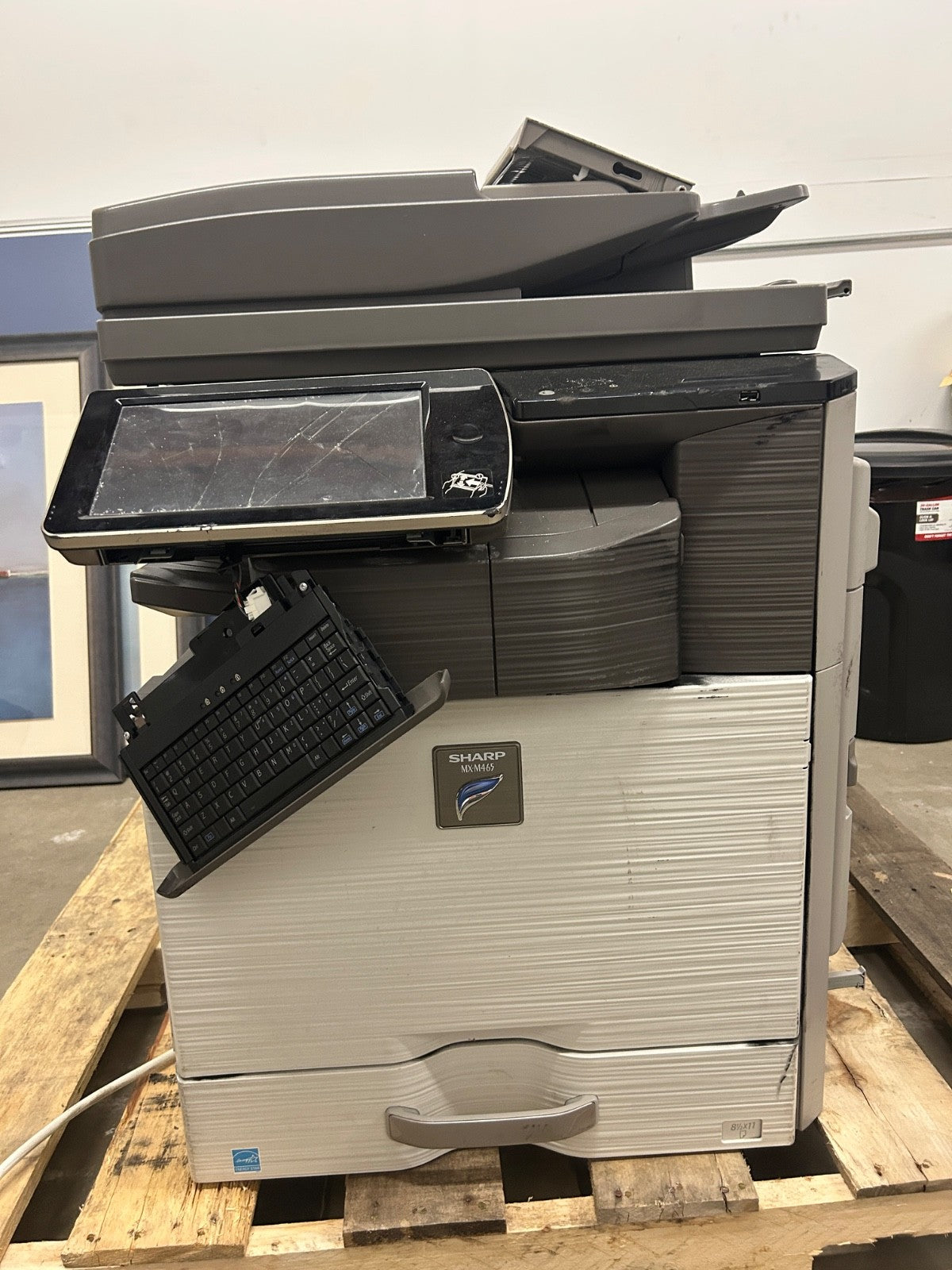 Sharp MX-M465N Monochrome Multifunction Copier Printer Scanner