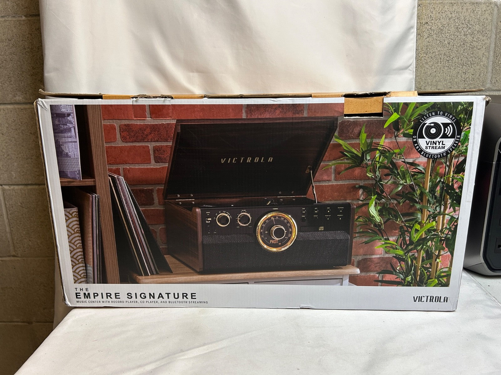 Victrola Empire Signature 6-in-1 Record Player Bluetooth FM CD Cassette