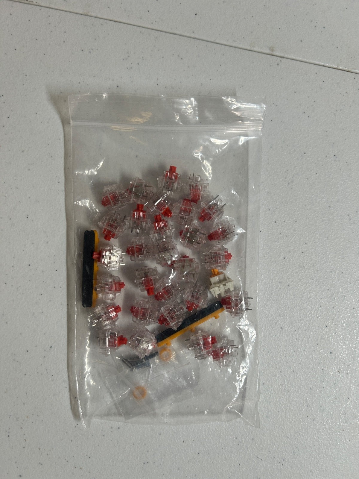Glorious Fox Linear Mechanical Switches (110 Box) – Incomplete/Missing Switches