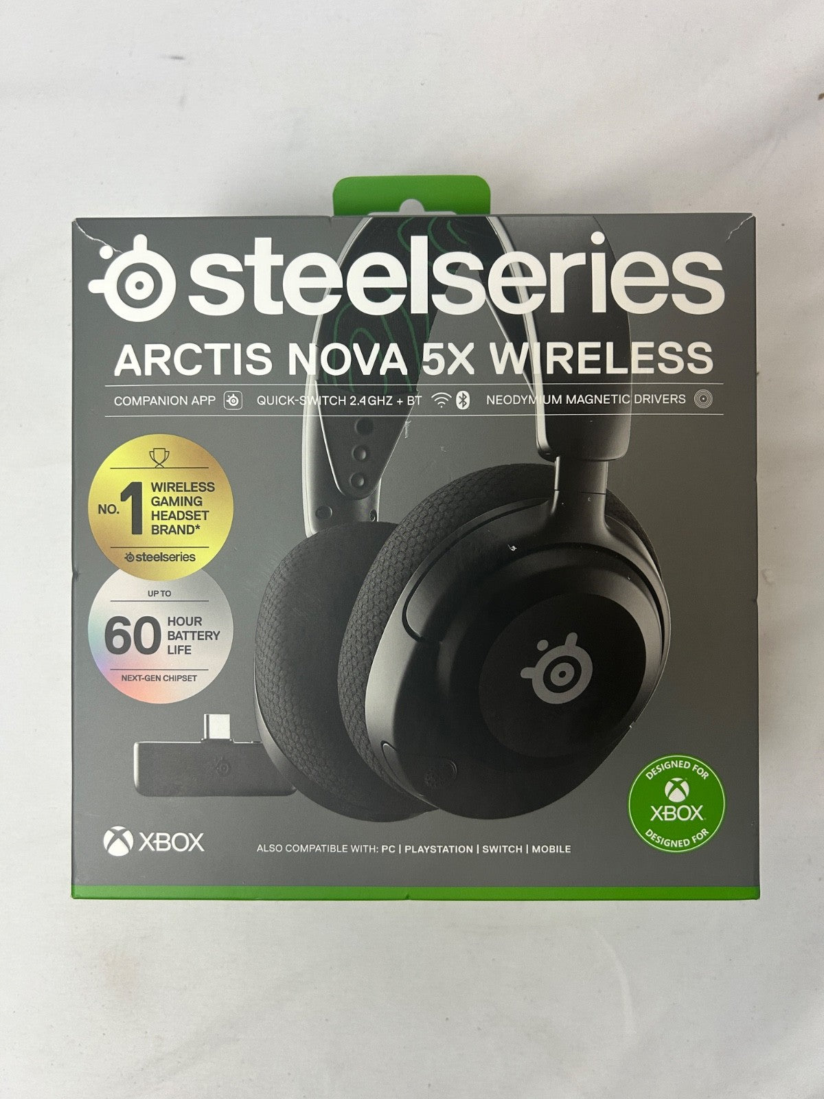 SteelSeries Arctis Nova 5X Wireless Headset Black - XBOX