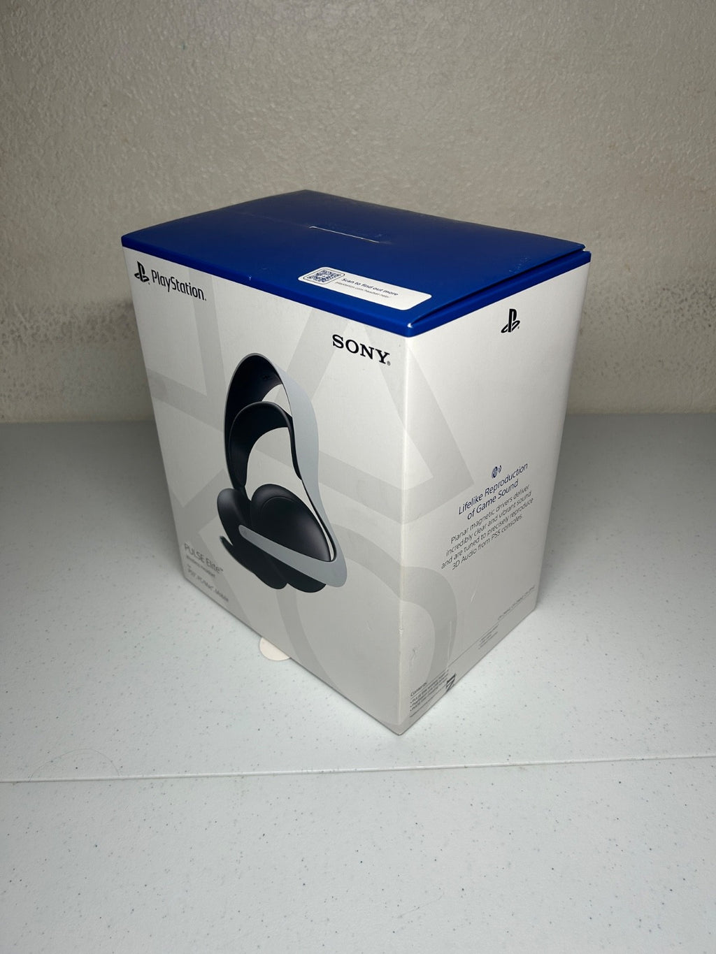 Sony PlayStation PULSE Elite Wireless Gaming Headset for PS5 - White