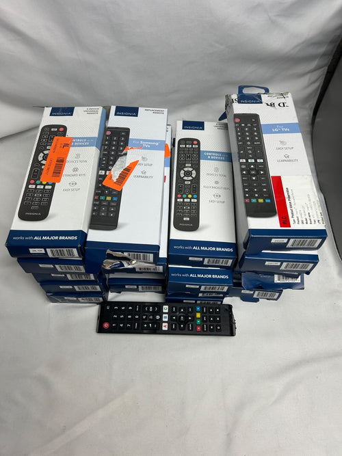 Bulk Lot Insignia TV Remotes NS-RMT3D21, NS-RMTSAM21 & More – Mixed Models/As Is