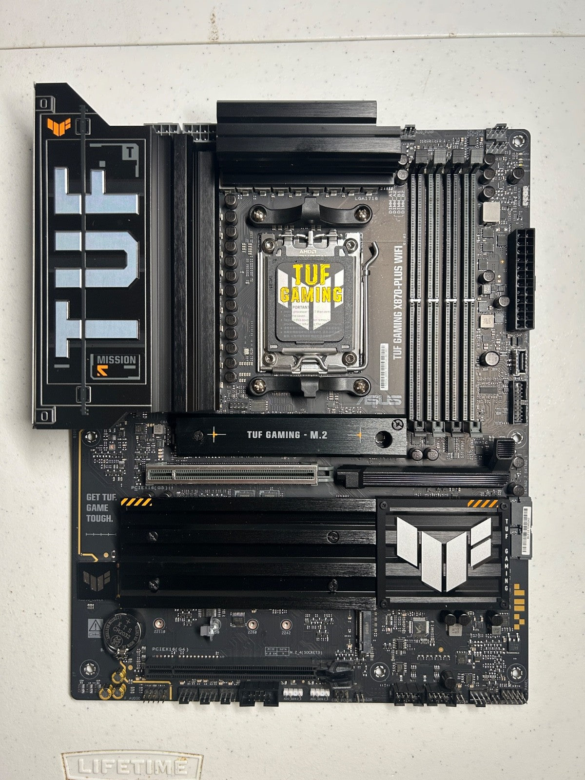 ASUS TUF Gaming X870-PLUS WiFi AM5 M2 Slots WiFi7 ATX Motherboard Only
