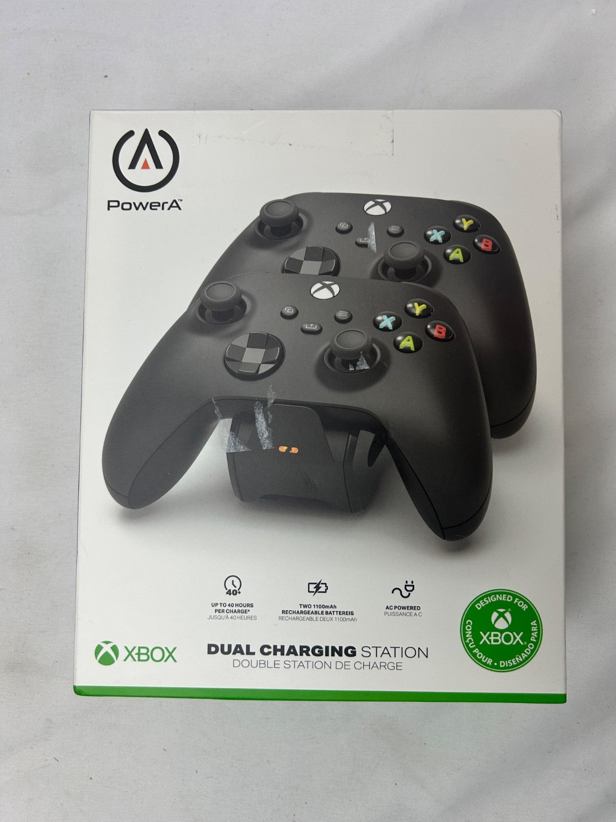 PowerA Dual Charging Station for Xbox Series X & One - Black Wireless Controller
