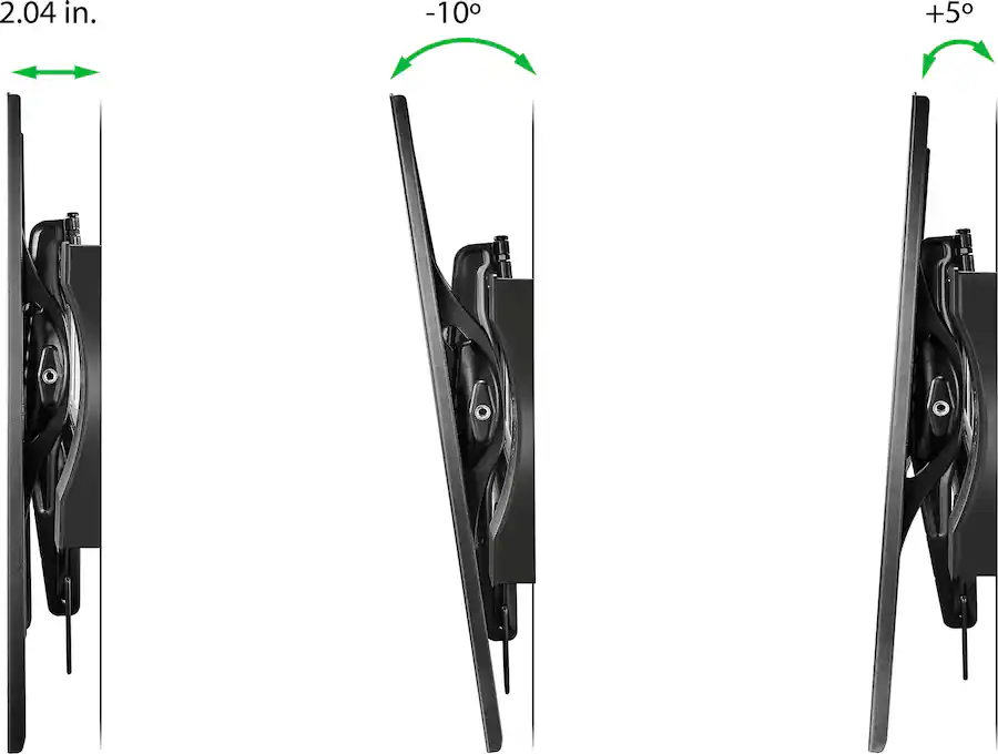 Rocketfish™ - Tilting TV Wall Mount for Most 32"-55" TVs - Black