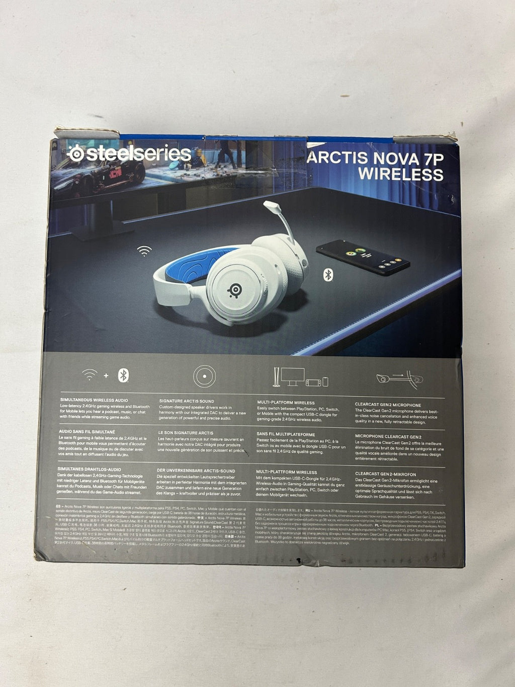 SteelSeries Arctis Nova 7P Wireless Multi-Platform Gaming Headset Neodymium 
