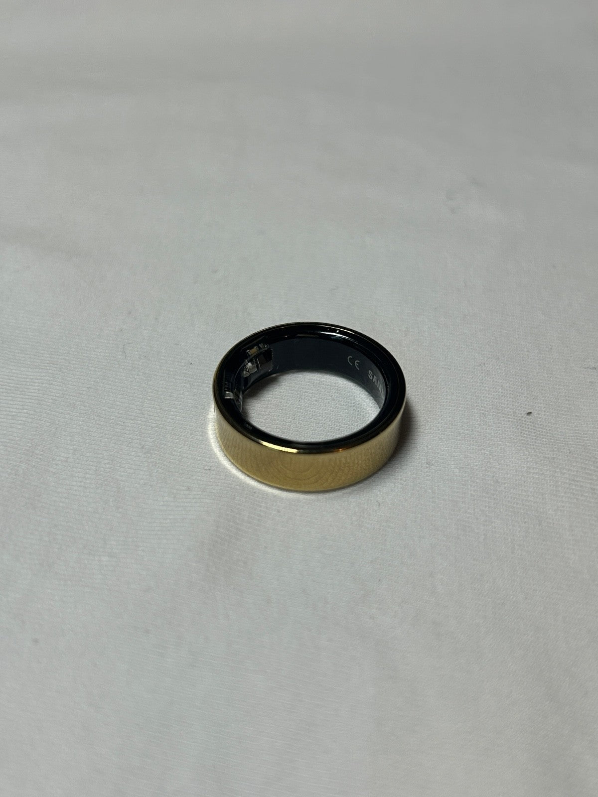 Samsung Galaxy Ring Titanium Gold SM-Q509 AI Smart Ring Bluetooth - Size 9