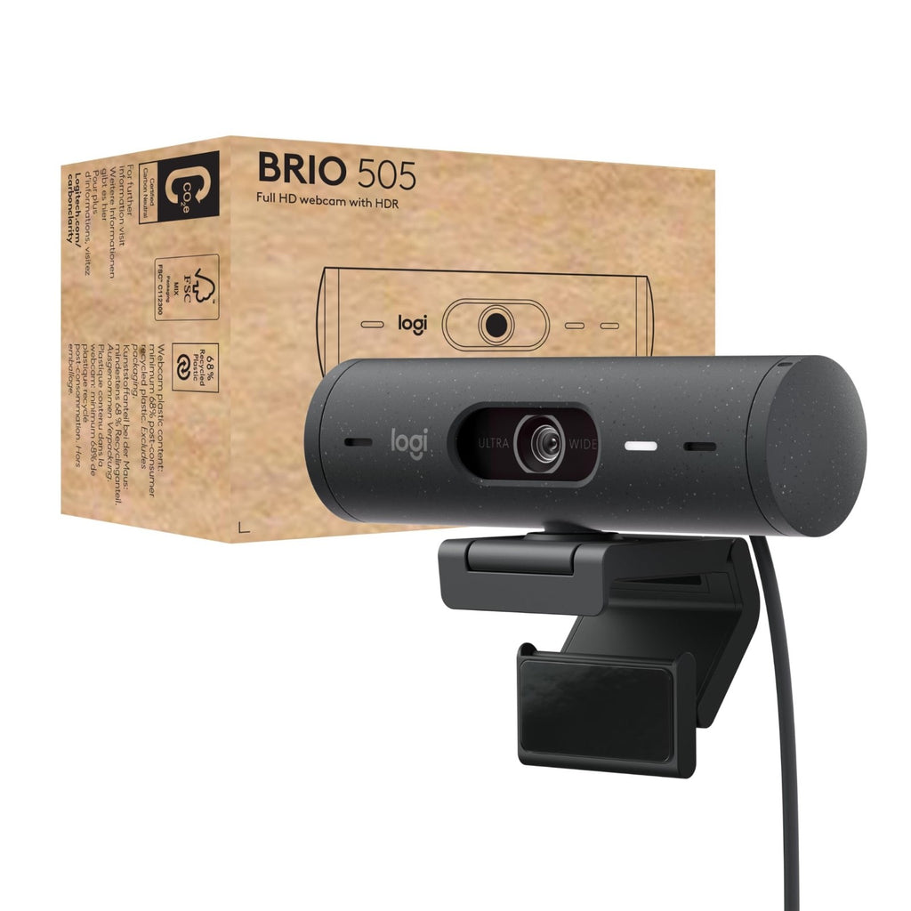 Logitech Brio 505 Full HD Webcam With HDR