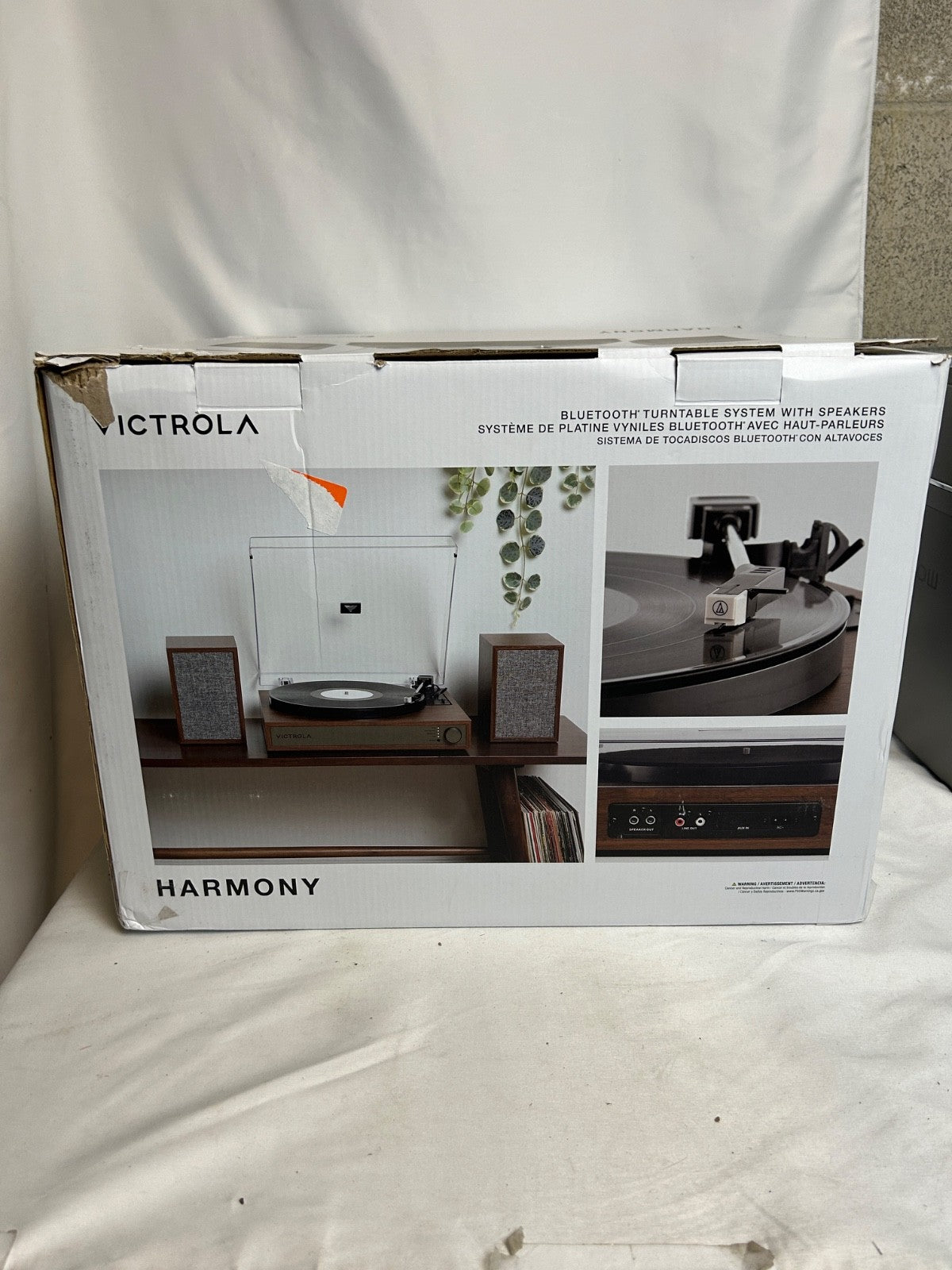 Victrola Harmony Turntable System, Bluetooth, Wired Bookshelf Speakers