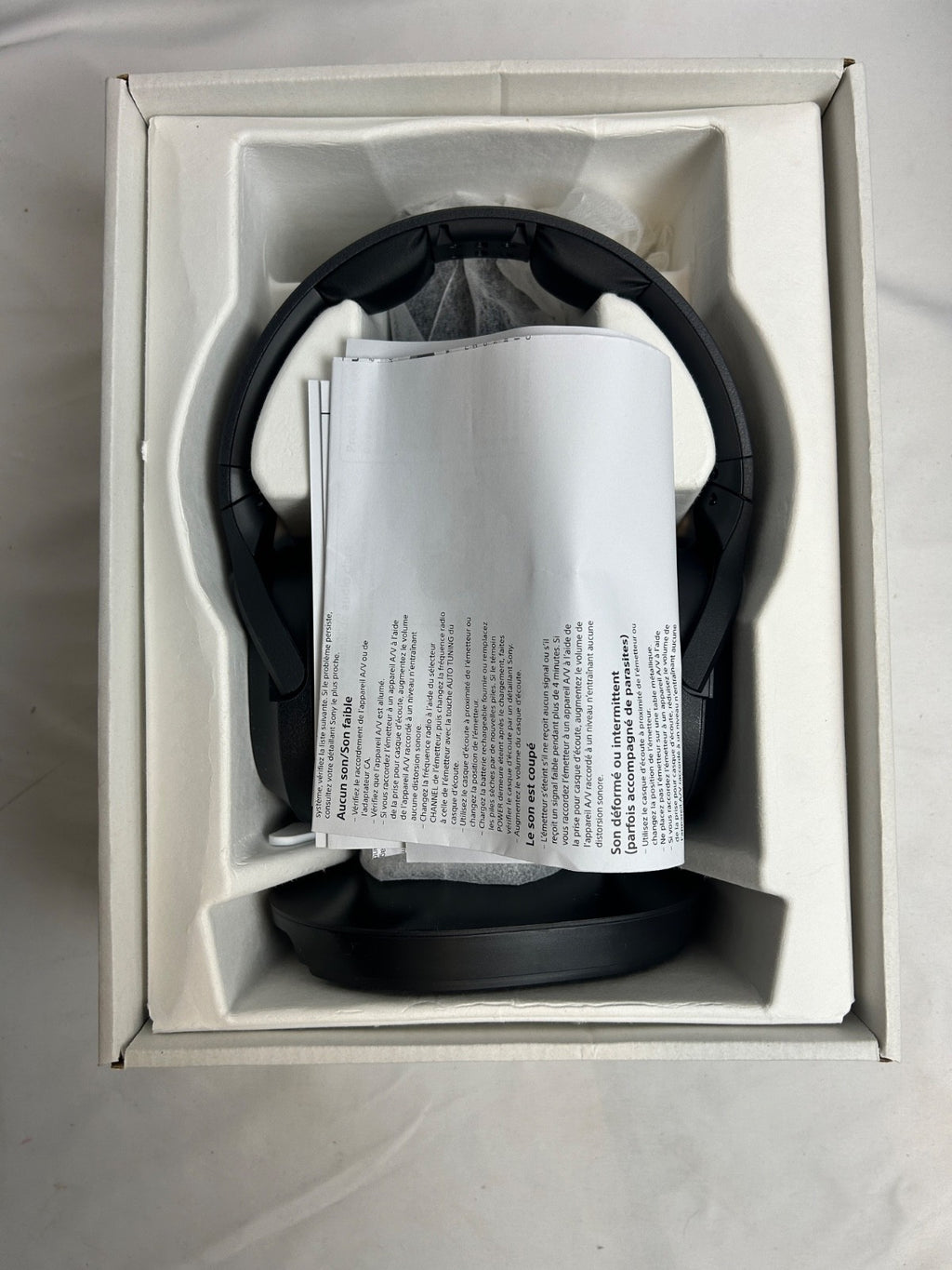 Sony WH-RF400 Wireless RF Home Theater Headphones with Charging Dock