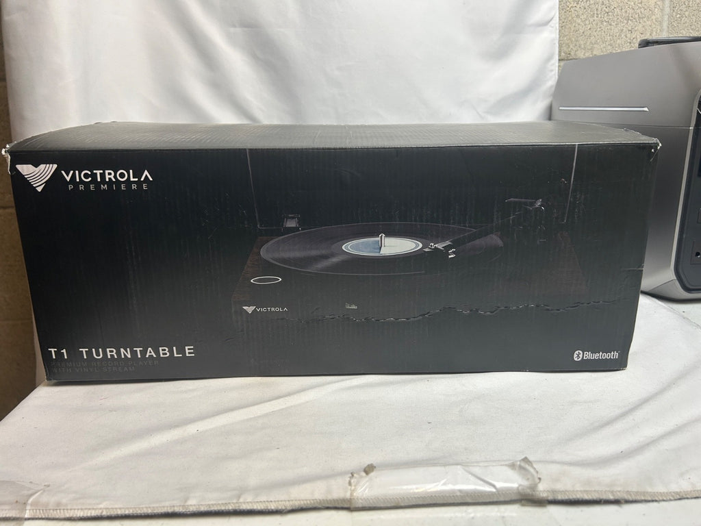 VICTROLA PREMIERE T1 Premium Turntable with Built-In Vinyl Stream Bluetooth