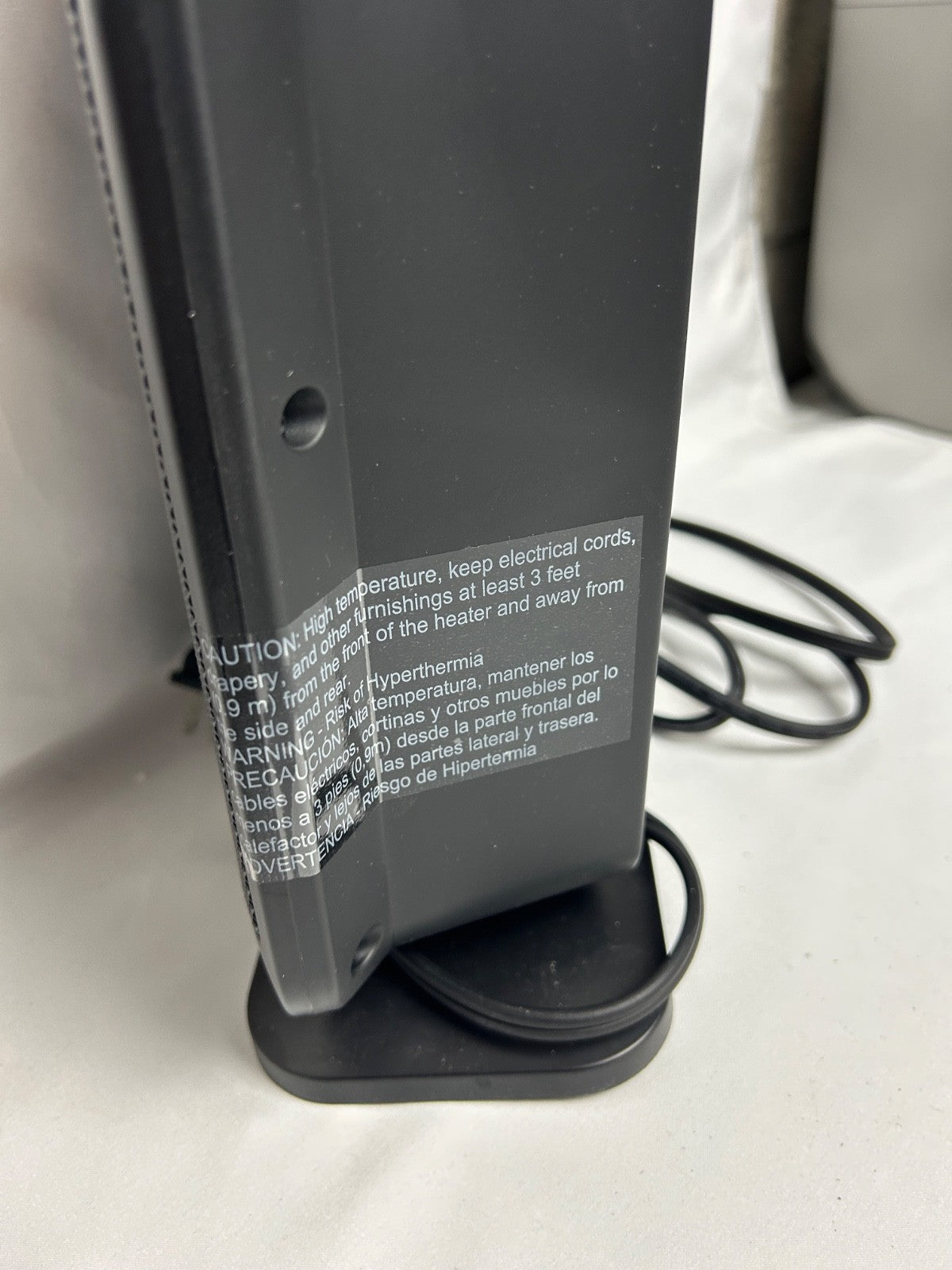 Lasko MyHeat Go 1500-Watt Electric Tabletop Ceramic Space Heater – Black