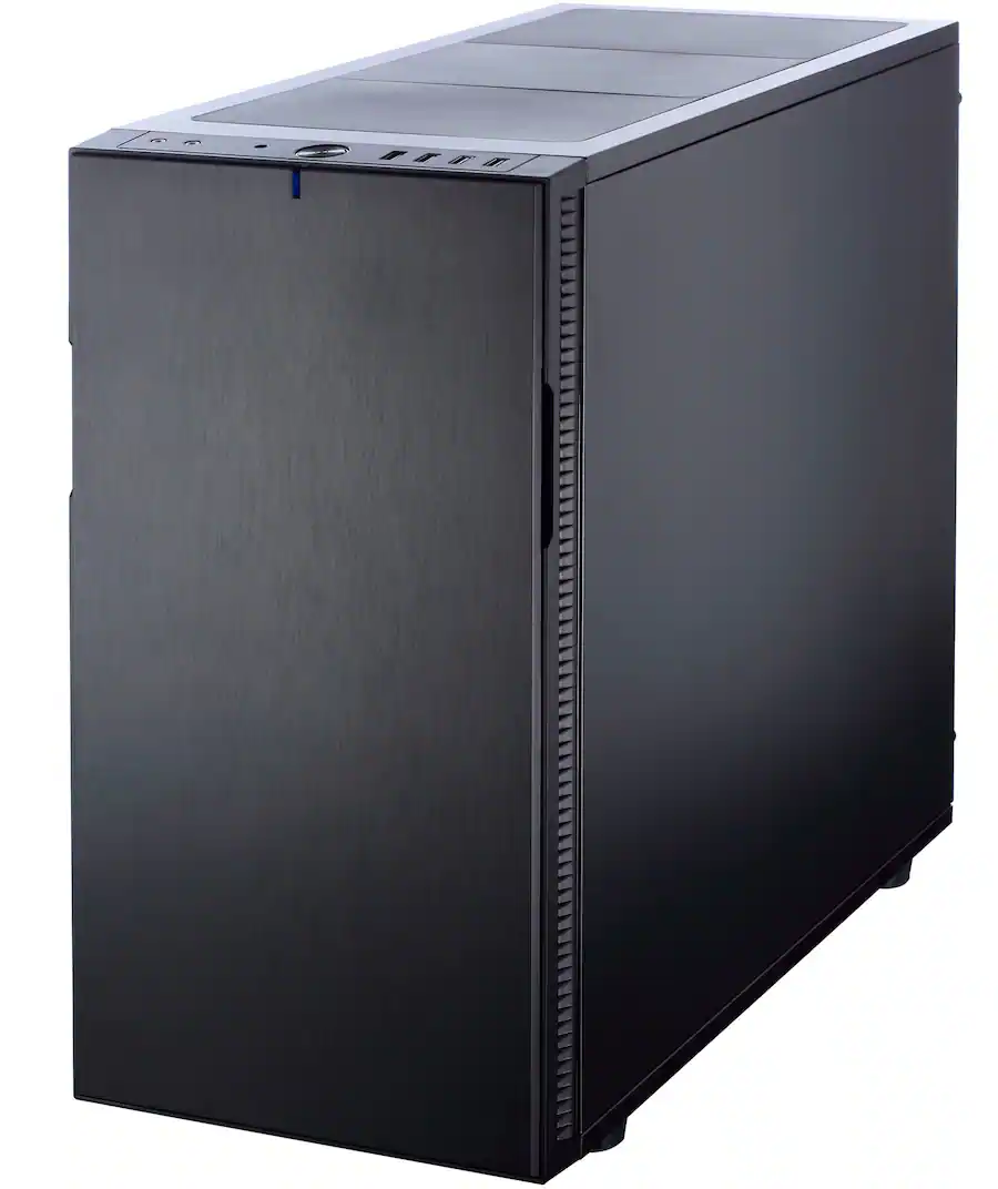 Fractal Design - Define R5 Black Silent ATX Mid-Tower PC Case - Black
