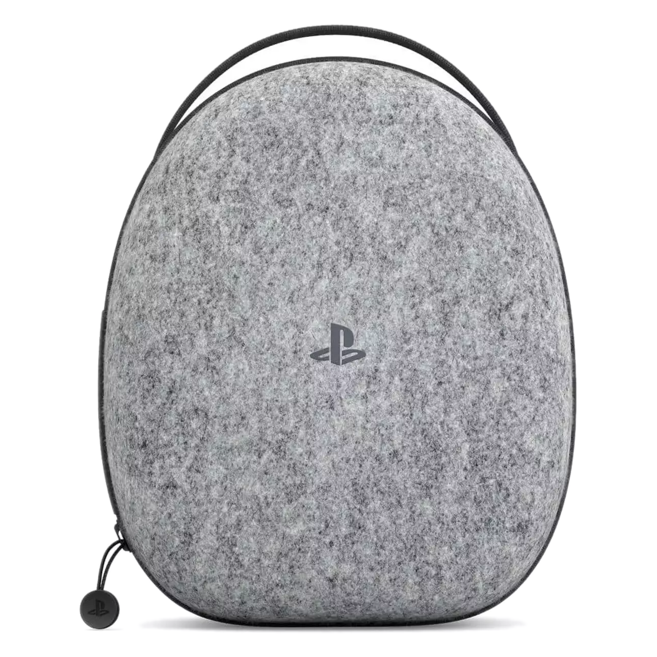 Genuine Sony Playstation Pulse Elite Headphones Carrying Case Grey Felt