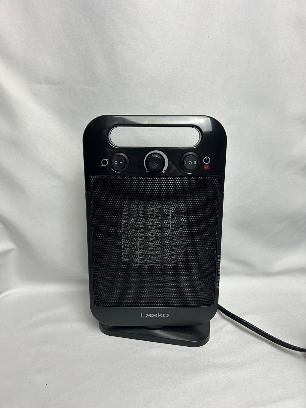 Lasko MyHeat Go 1500-Watt Electric Tabletop Ceramic Space Heater – Black