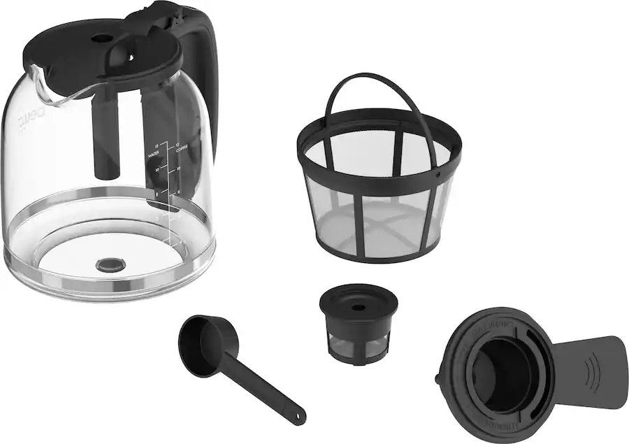 bella PRO - MultiBrew 12-Cup Drip & Single-Serve Coffee Maker - Black Stainless