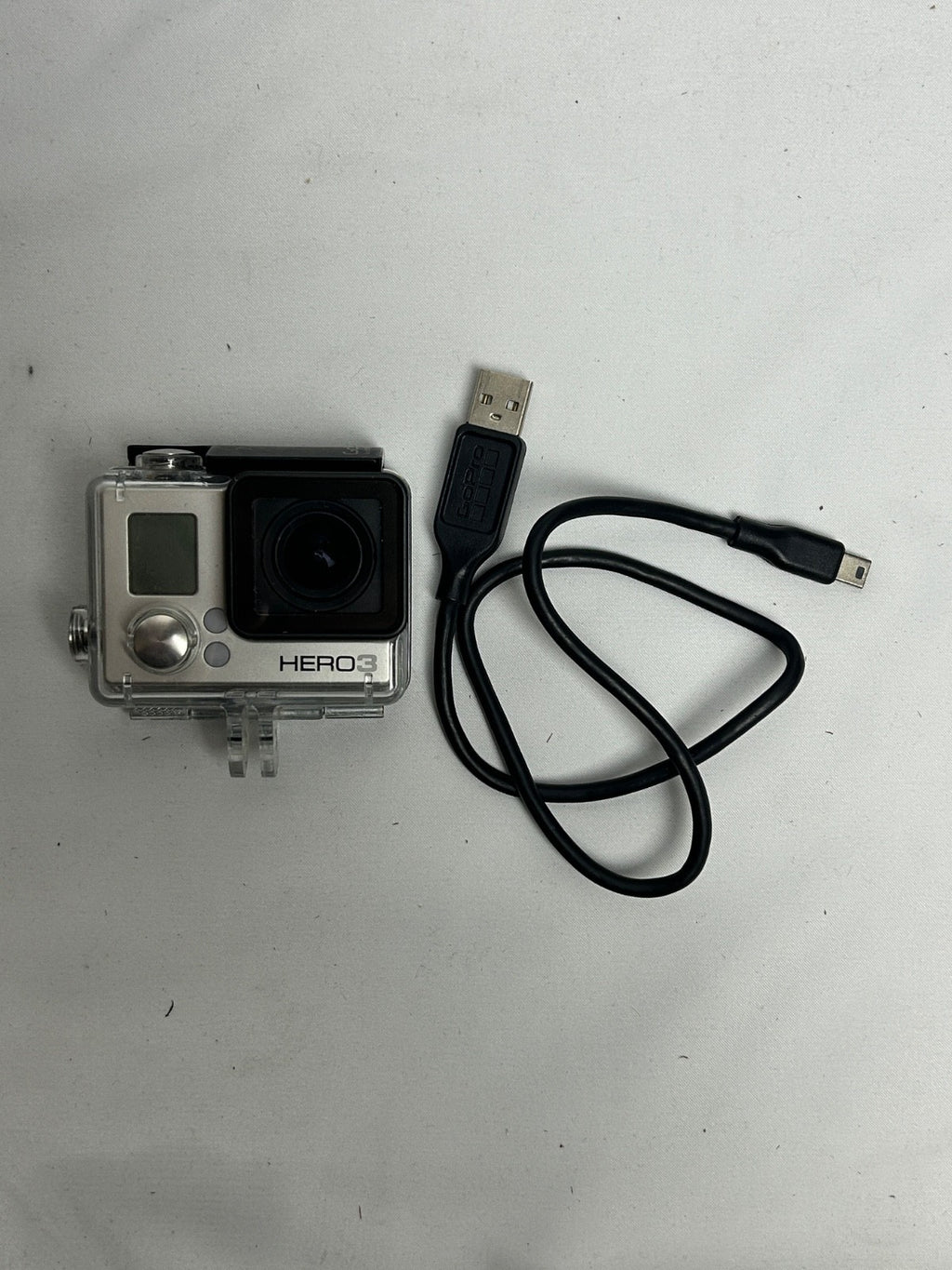 GoPro HERO 3 Action Camera w/ Waterproof Case & Charging Cable