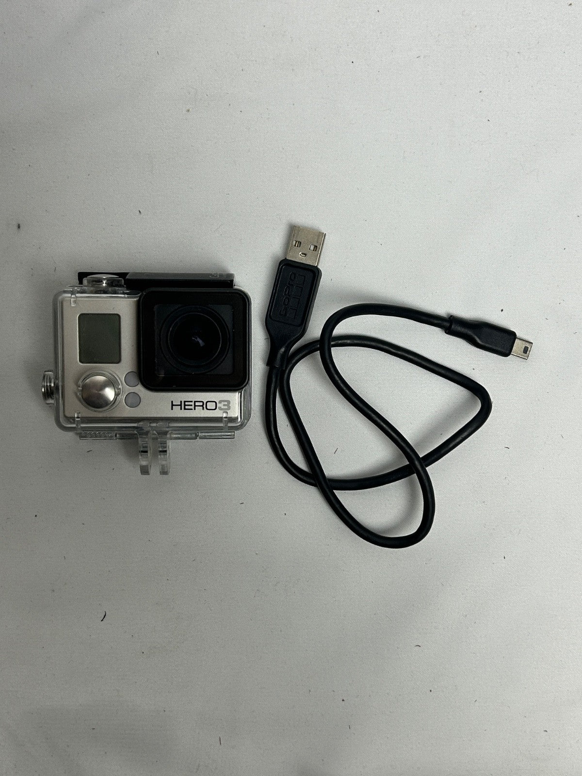 GoPro HERO 3 Action Camera w/ Waterproof Case & Charging Cable