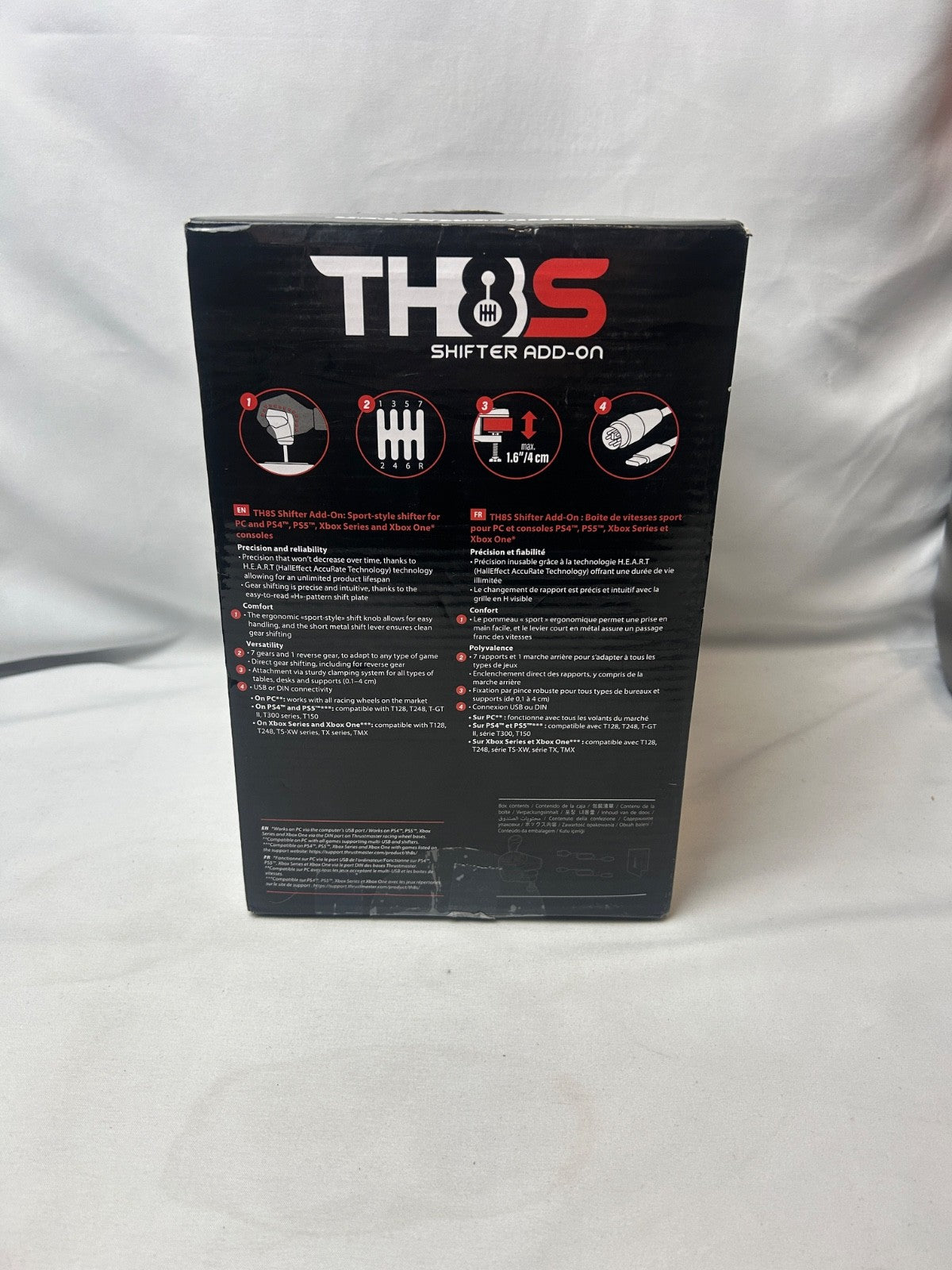 Thrustmaster TH8S Black Windows 10/11 Shifter Add-On Compatible With PS4/PS5