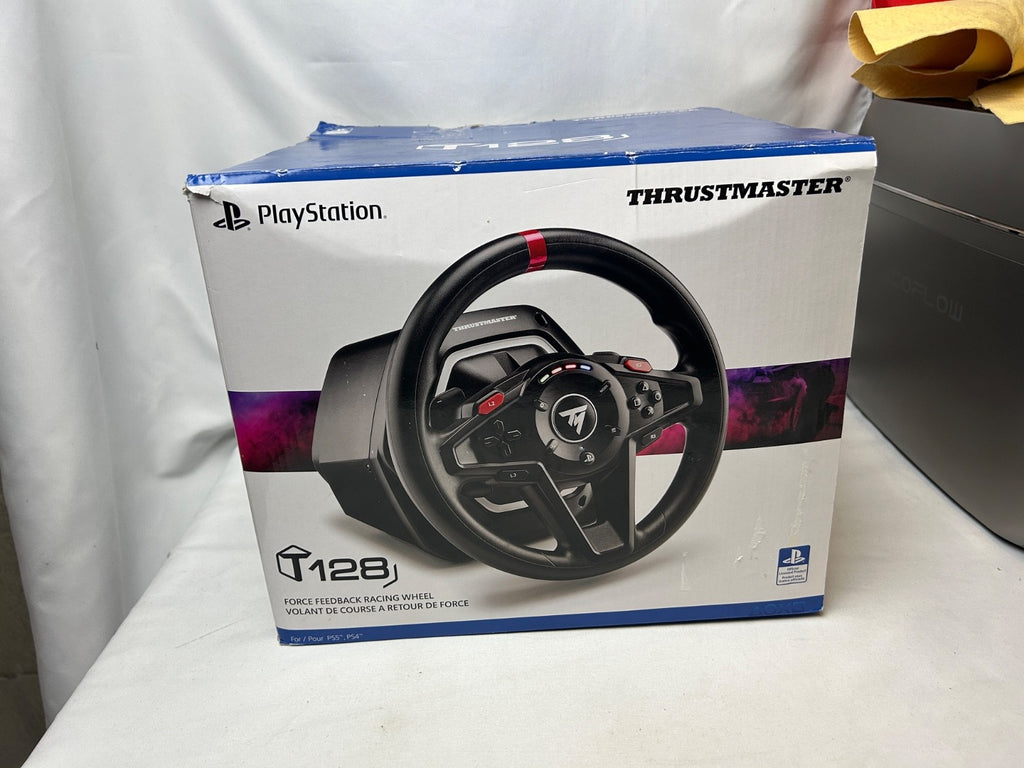 Thrustmaster - T128 Racing Wheel for PlayStation 4, 5 and PC - Black