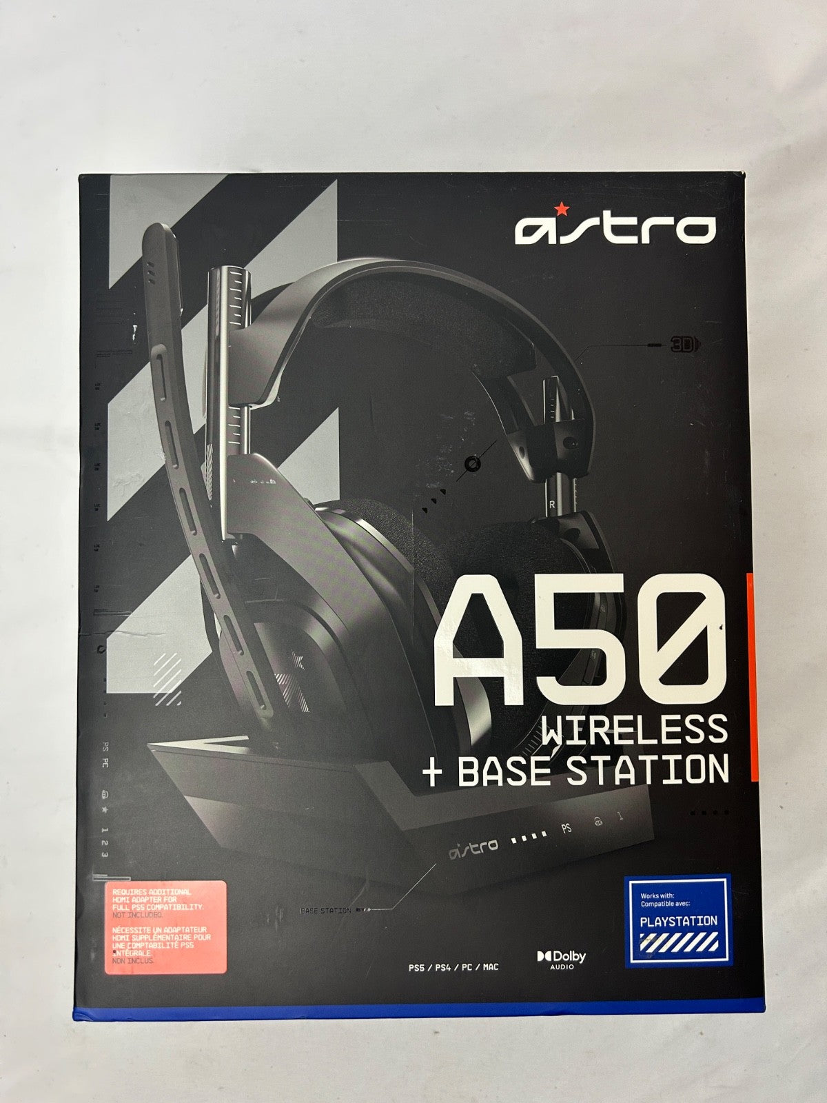 Astro A50 Wireless + Base Station Head Set: Compatible With Playstation