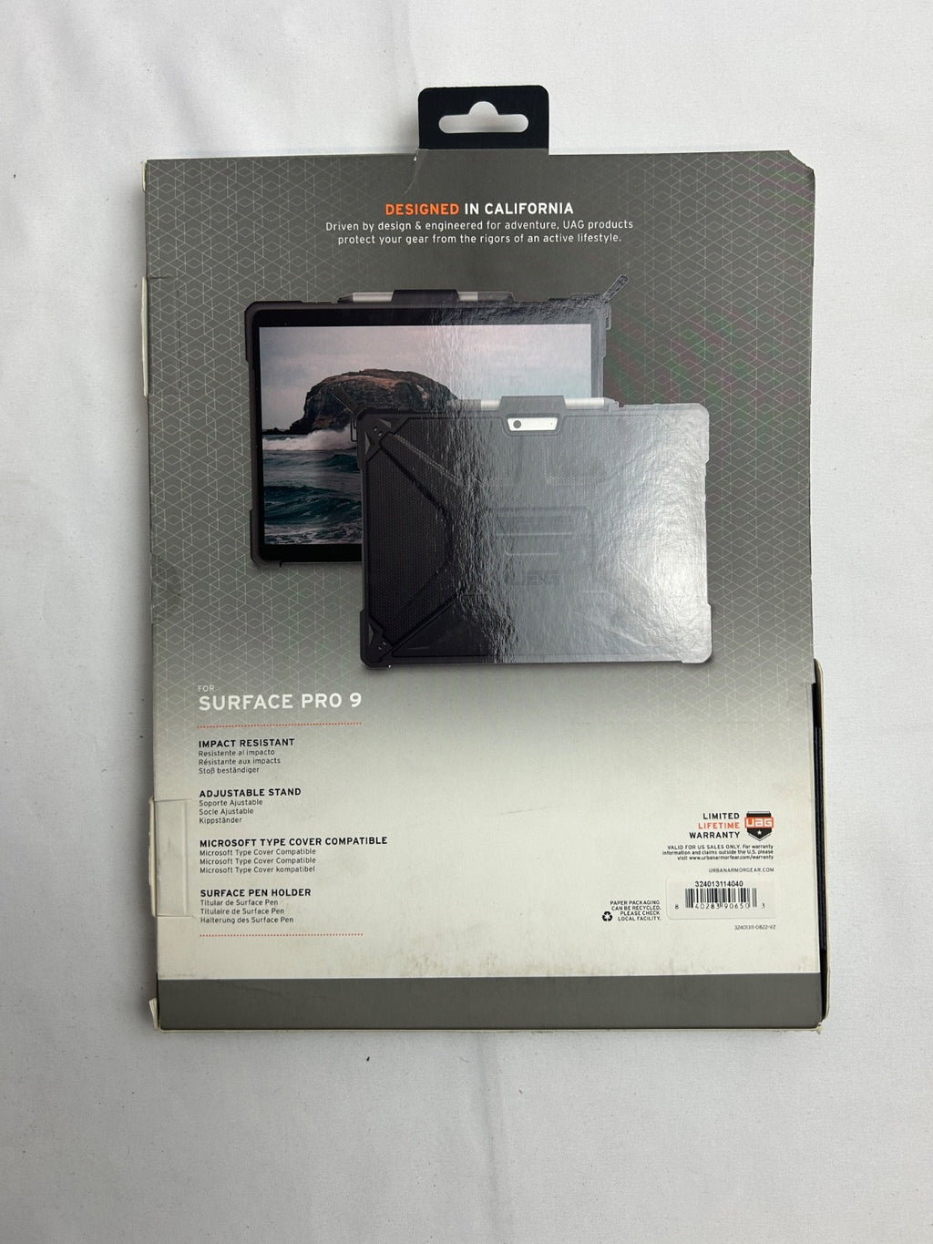 UAG - Microsoft Surface Pro 9 Next Metropolis Case  - Black