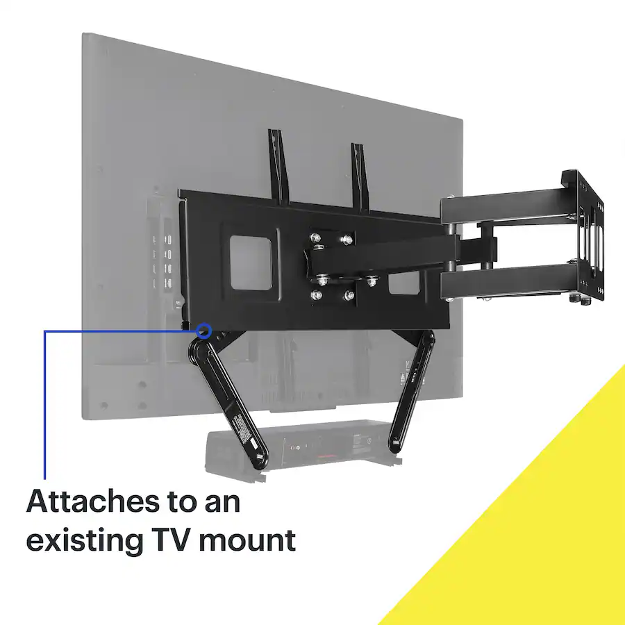 Best Buy essentials™ - Rear/Bottom Soundbar Wall Mount for Most 15 lb. Soundbars