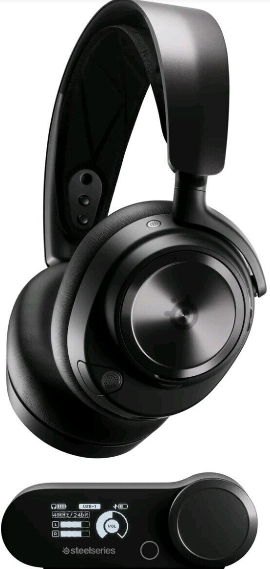 SteelSeries Arctis Nova Pro Wireless Multi-System Gaming Headset – Black