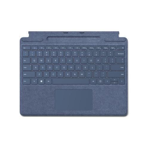 Microsoft Surface Pro 1864 8 9 X Signature Keyboard Sapphire Blue Alcantara MIB